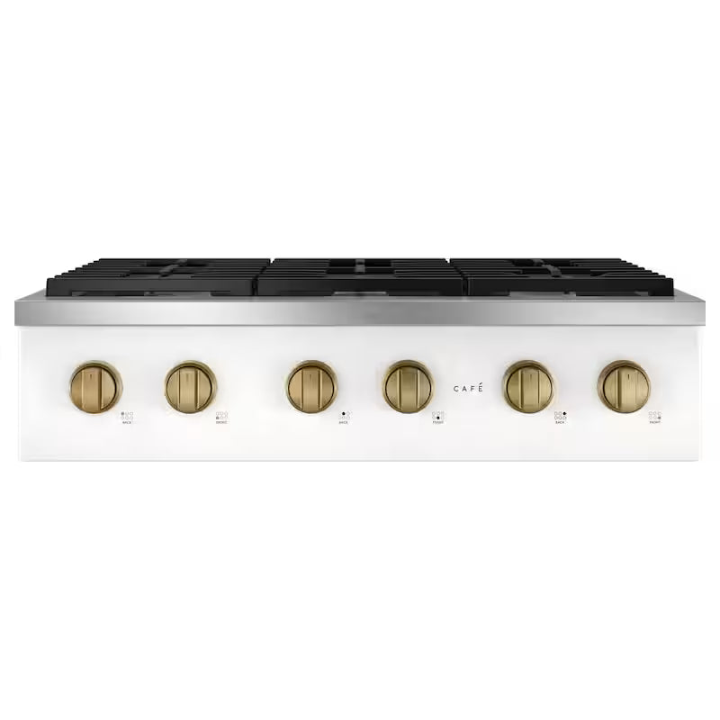 Range and Rangetop Handle and Knob Kit in Brushed Brass M203099