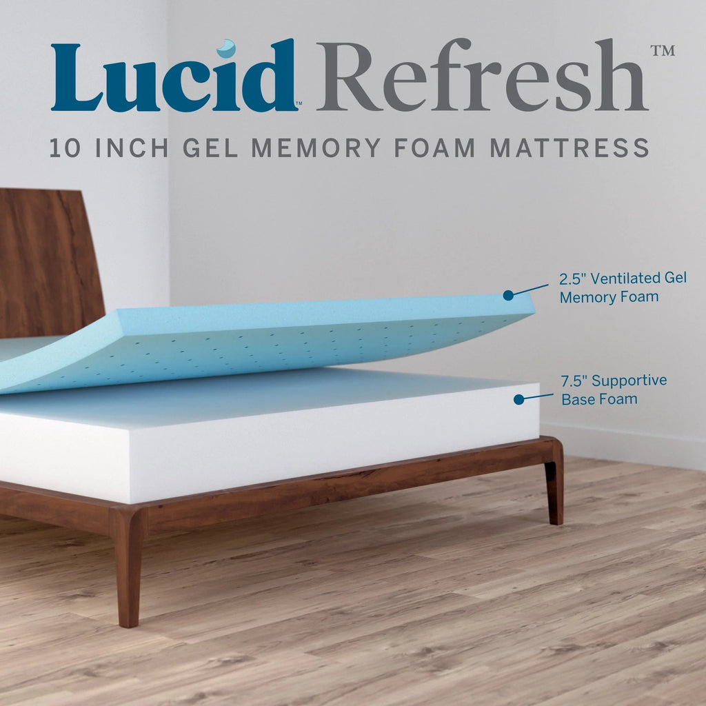 Queen Firm Gel Memory Foam Mattress V9888
