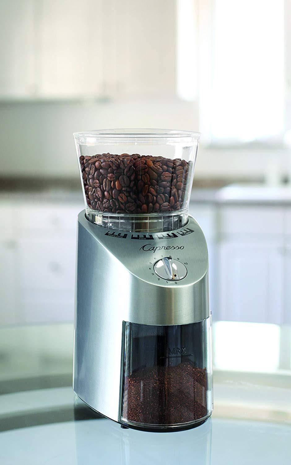 Conical Burr Grinder Stainless Steel H439332