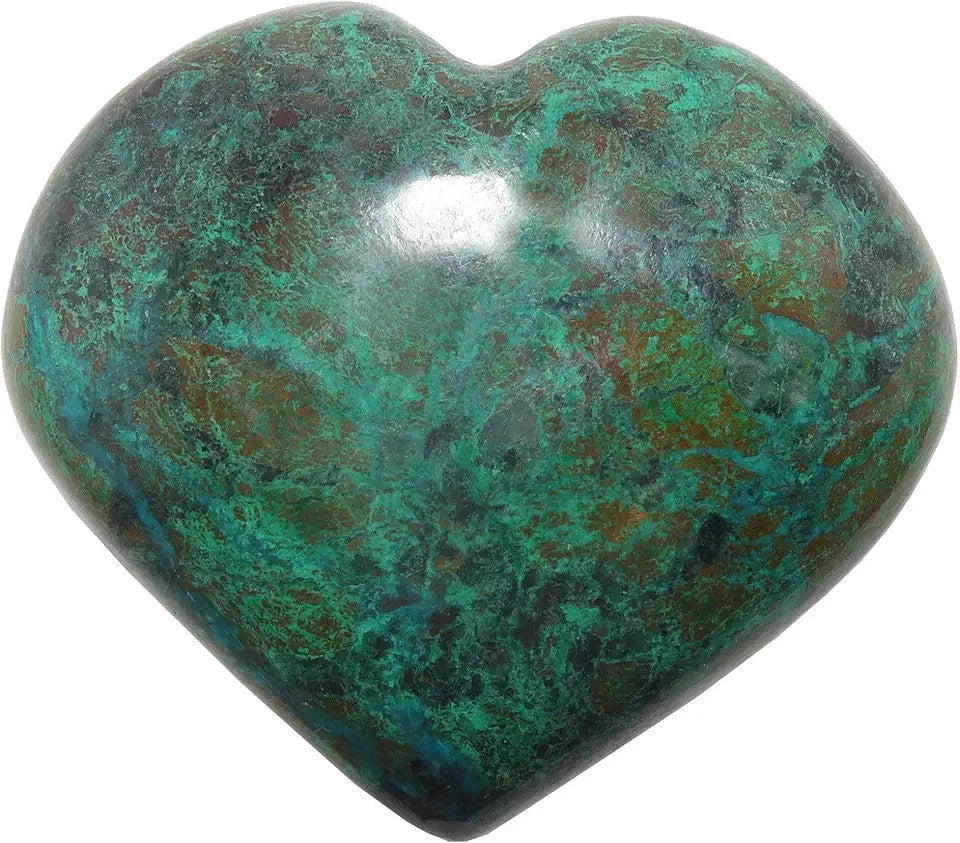 Blue Green Stone Heart 1.75-2.0 inch G473
