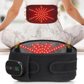 Cordless Massage Heating Pad for Back Lumbar Abdomen, 103 Red Light Beads, 3 Heat & 3 Vibration Modes, 5000mAh Battery I386