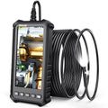 Dual Lens Endoscope Camera 1080P 5.18 IPS Screen 5mm IP67 Waterproof with 7 LED Lights 32GB Card 16.5FT K332
