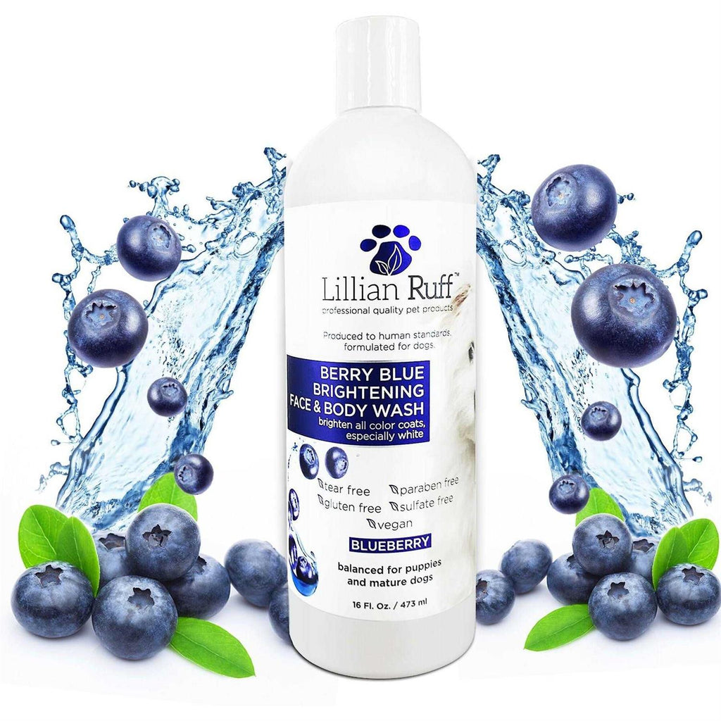 Berry Blue Brightening Face and Body Wash for Dogs and Cats Q8632