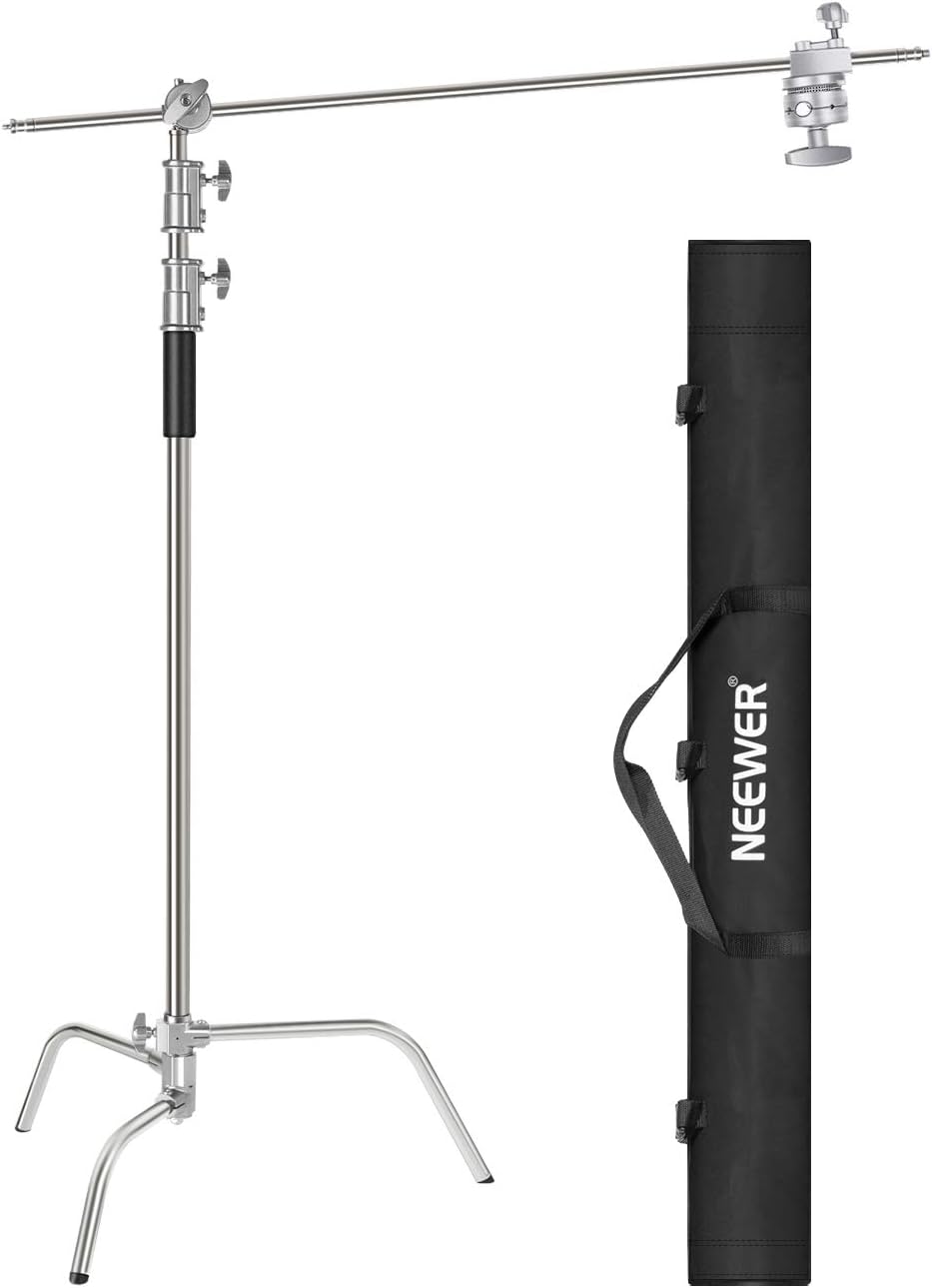 10 Feet C-Stand Light Stand with Extension Boom Arm and Carry Bag R804267