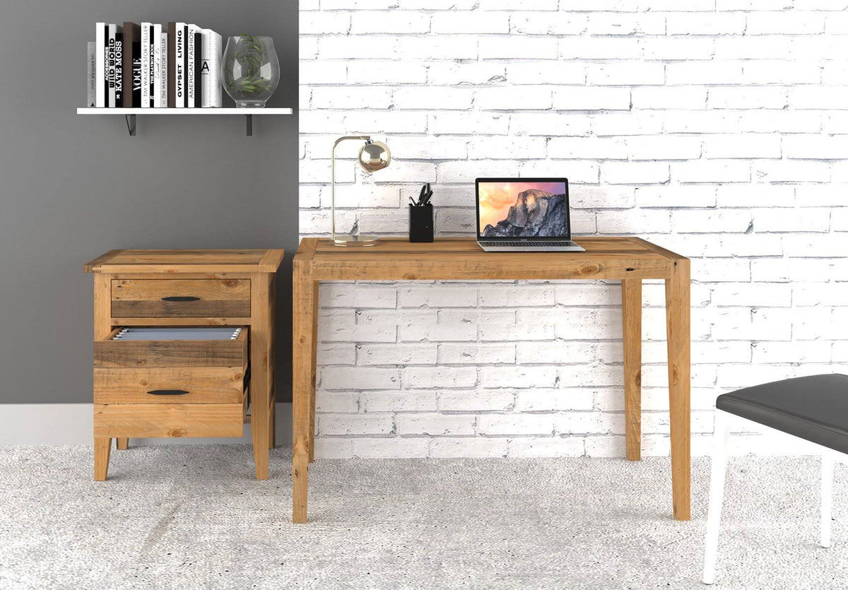 Reclaimed Wood Filing Cabinet with Two Drawers S916735