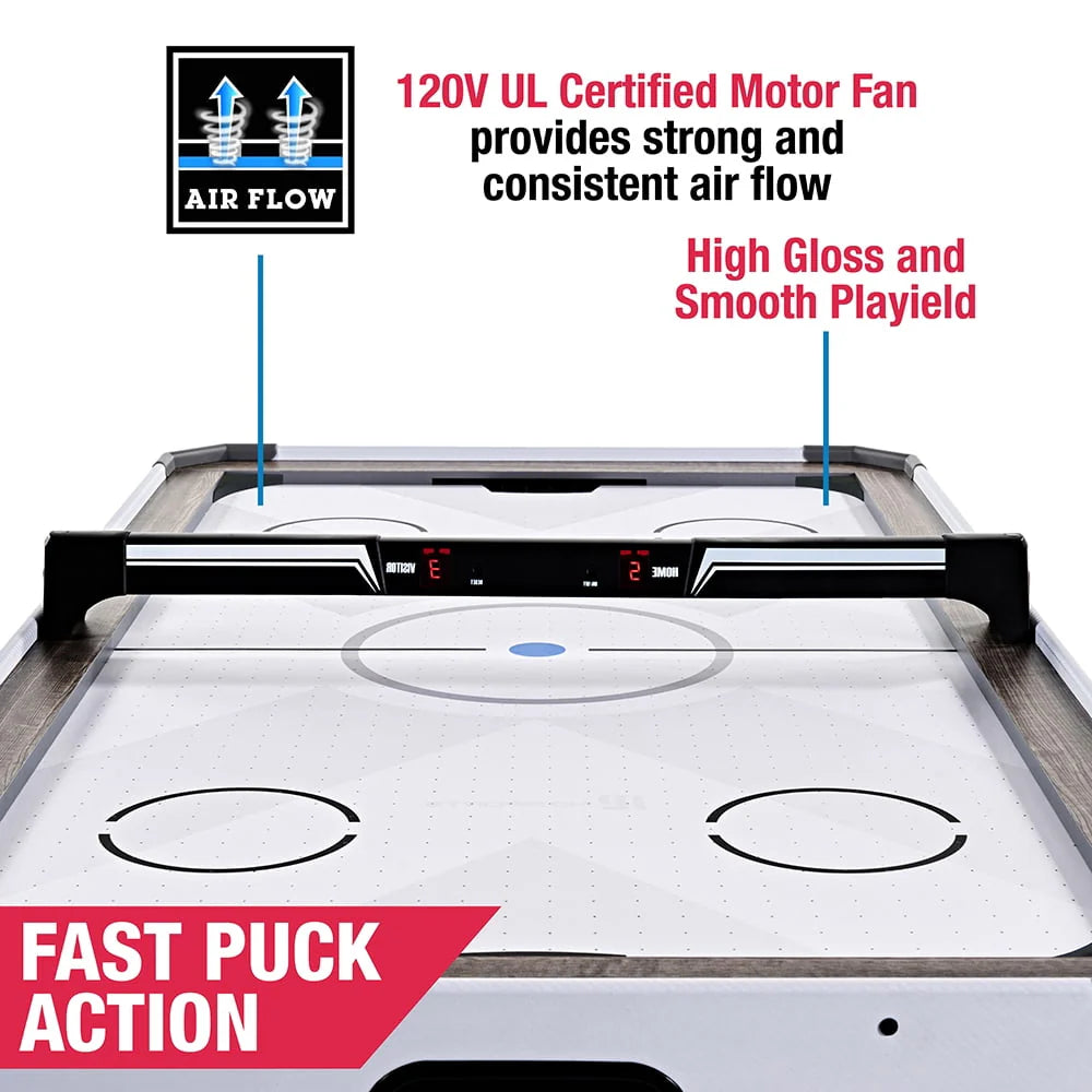 5 ft. Air Powered Hockey Table with Overhead Electronic Scorer K737460