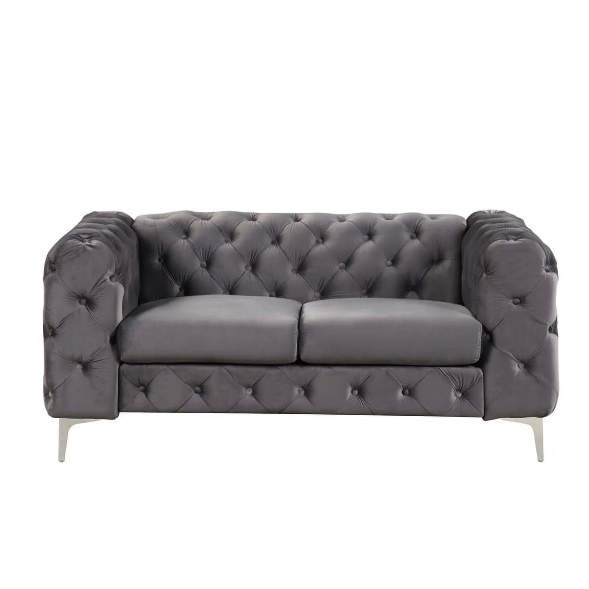 Velvet Loveseat Sofa P376649