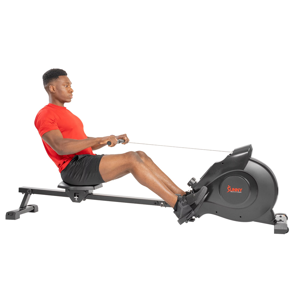 Smart Magnetic Rowing Machine with Extended Slide Rail T24174