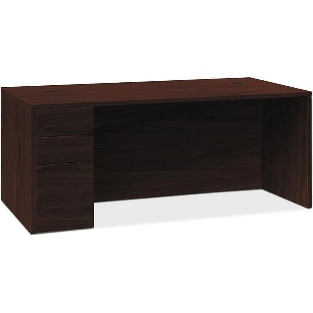 Wood Laminate Desk with File Drawer D946