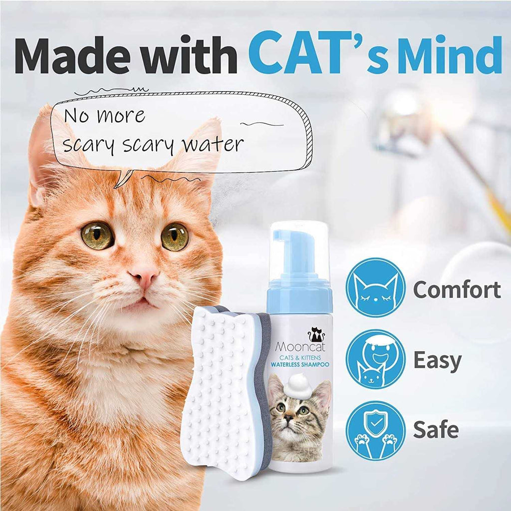 Waterless Cat Shampoo with Cat Brush P835