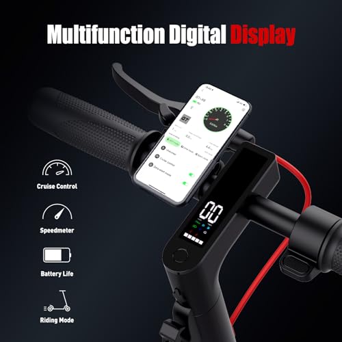 Electric Scooter with Seat and 3L Bag, 20 Miles Range, 450W Motor, 8.5" Pneumatic Tire W889