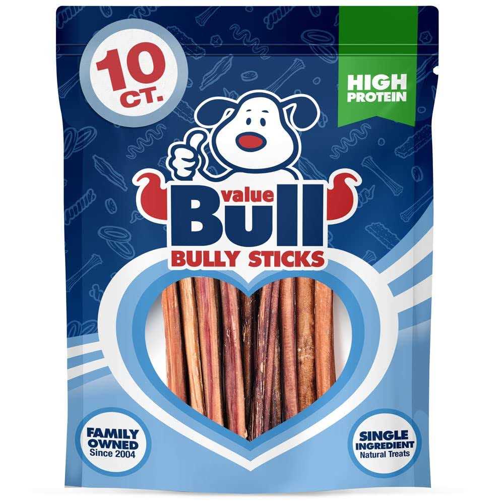 6 inch Bully Sticks for Dogs Q92857