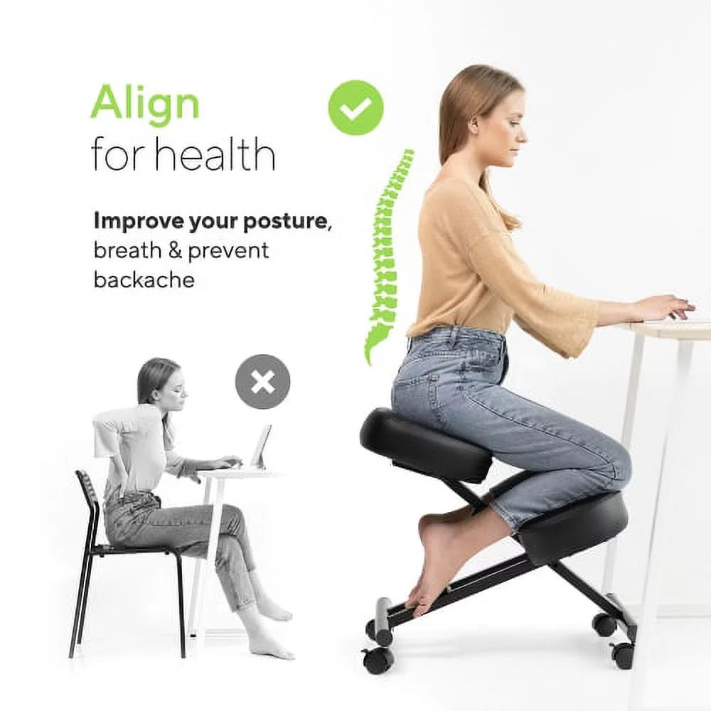 Ergonomic Kneeling Chair with Memory Foam G184138
