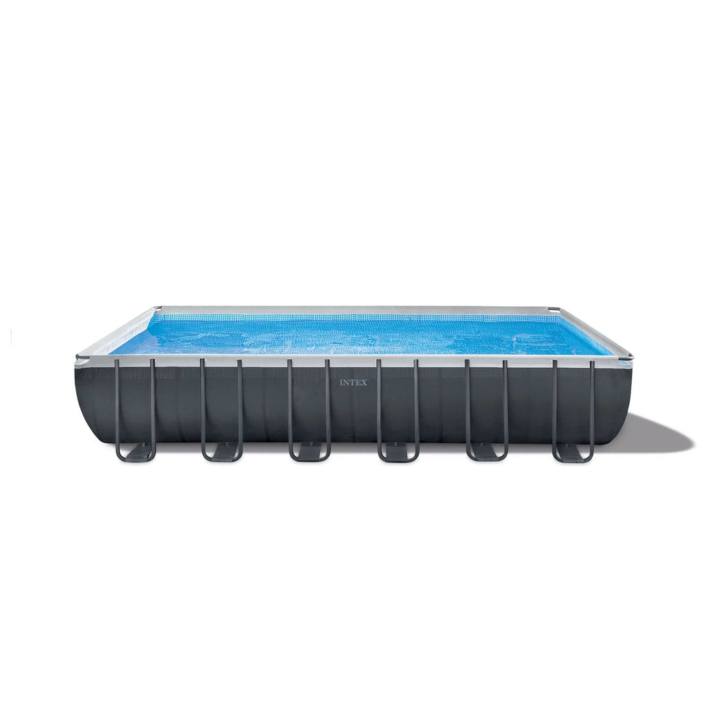 12' x 24' Rectangle Metal Frame Above Ground Pool I806