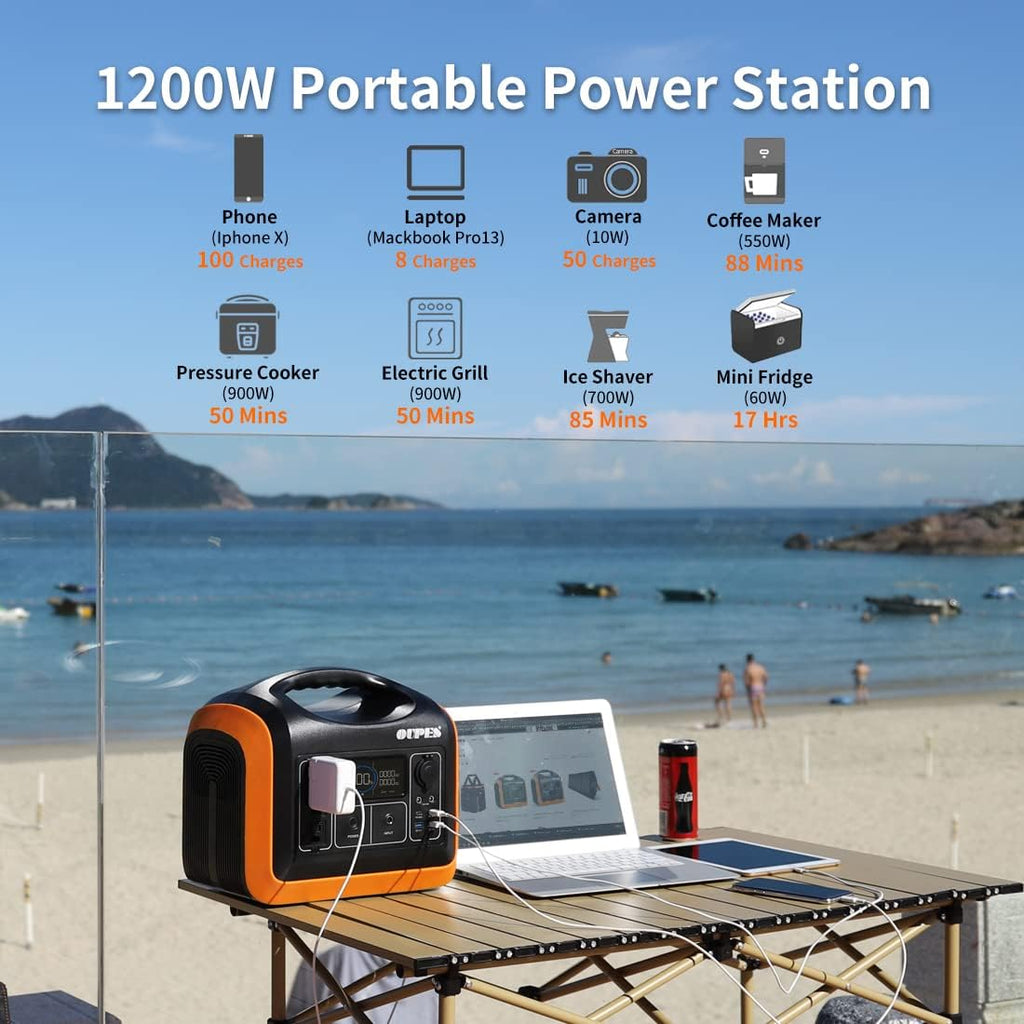 1200W 992Wh LiFePO4 Portable Power Station W855964