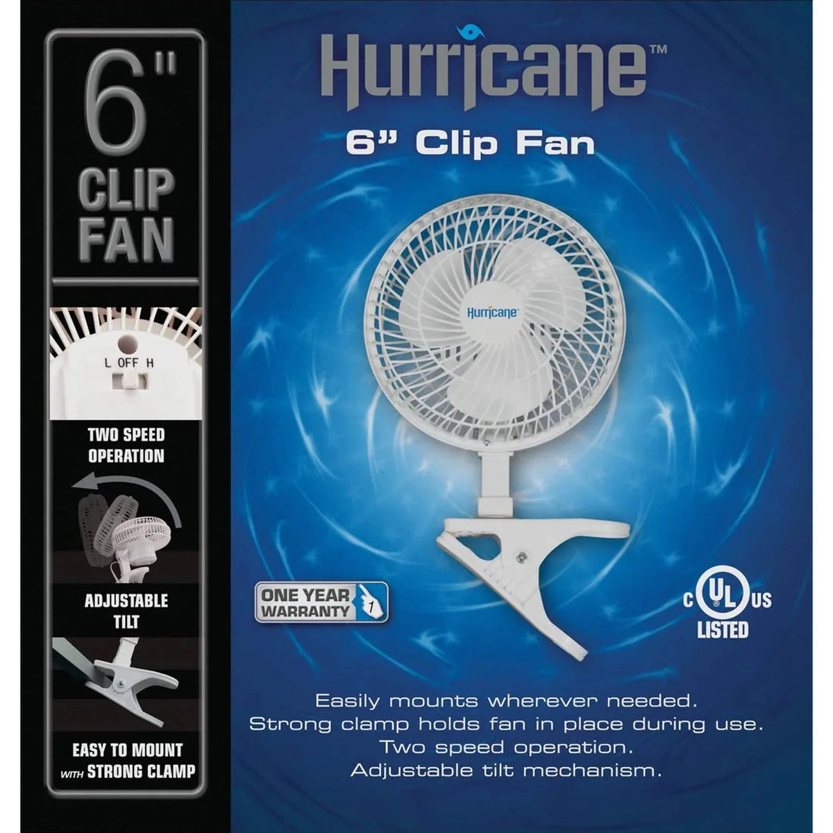 18 Inch Oscillating Wall Mount Fan White D594599