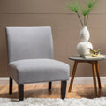 Light Grey Fabric Accent Chair S456033