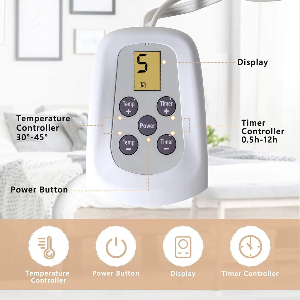 King Size Dual Control Washable Heated Blanket U836293