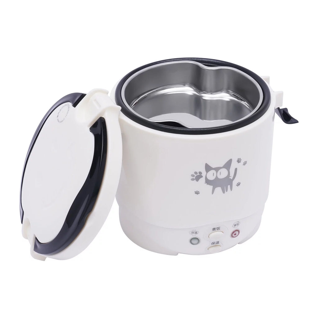 White 12V Mini Rice Cooker Z809553