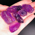 Natural Amethyst Rough Stone Tumbled Chips 50g S3609