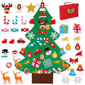 DIY Felt Christmas Tree Set with Ornaments O6575