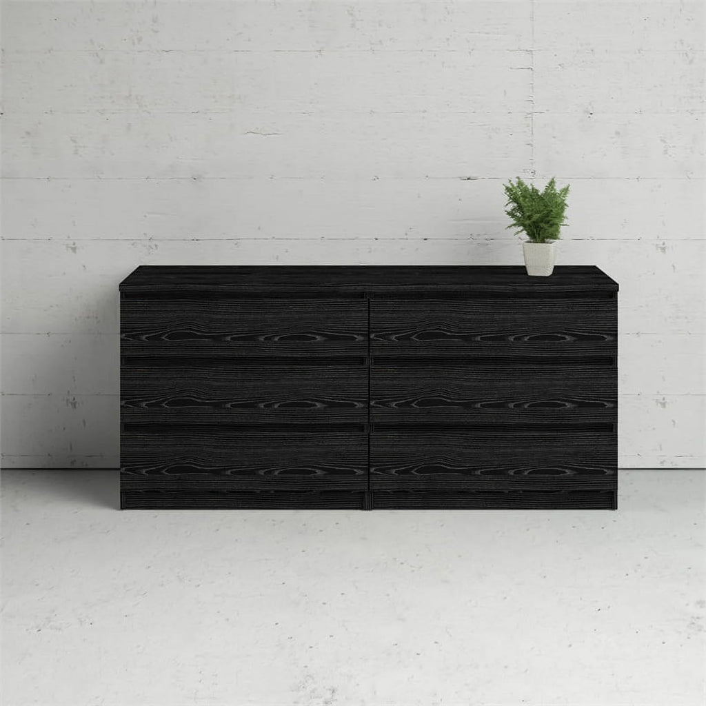 2 Piece Full Bed and 6 Drawer Double Dresser Set Y2605