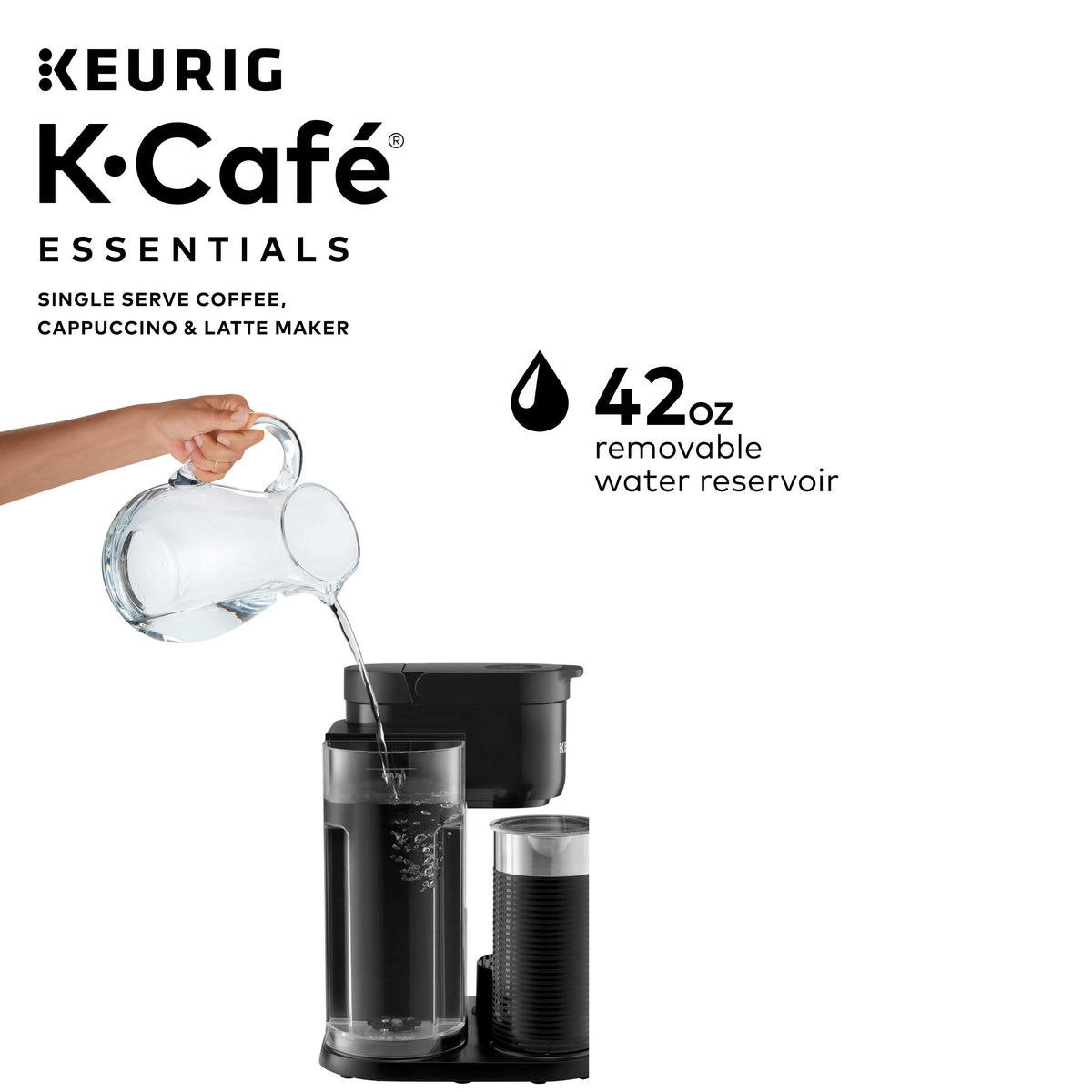 Single Serve K-Cup Pod Coffee Maker, Black X78332