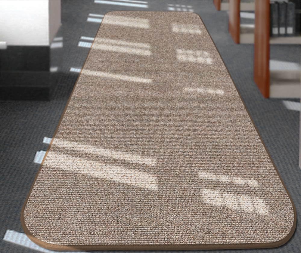 Skid-Resistant Carpet Runner Pebble Beige 24 Feet X 27 Inches L4322