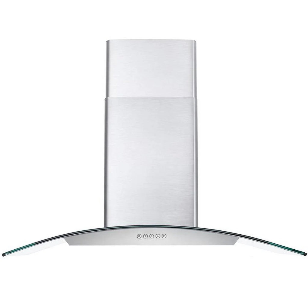 36" 380 CFM Ducted Wall Mount Range Hood in Stainless Steel Q88136
