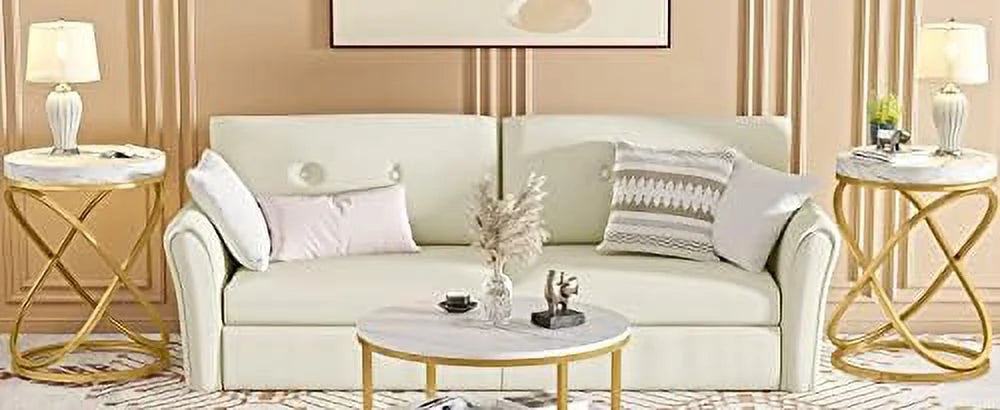 Round End Table 26 Inches Nightstands Sofa Side Table B290882