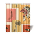 Polyester Fabric Bathroom Shower Curtain 66x72 inch A7446