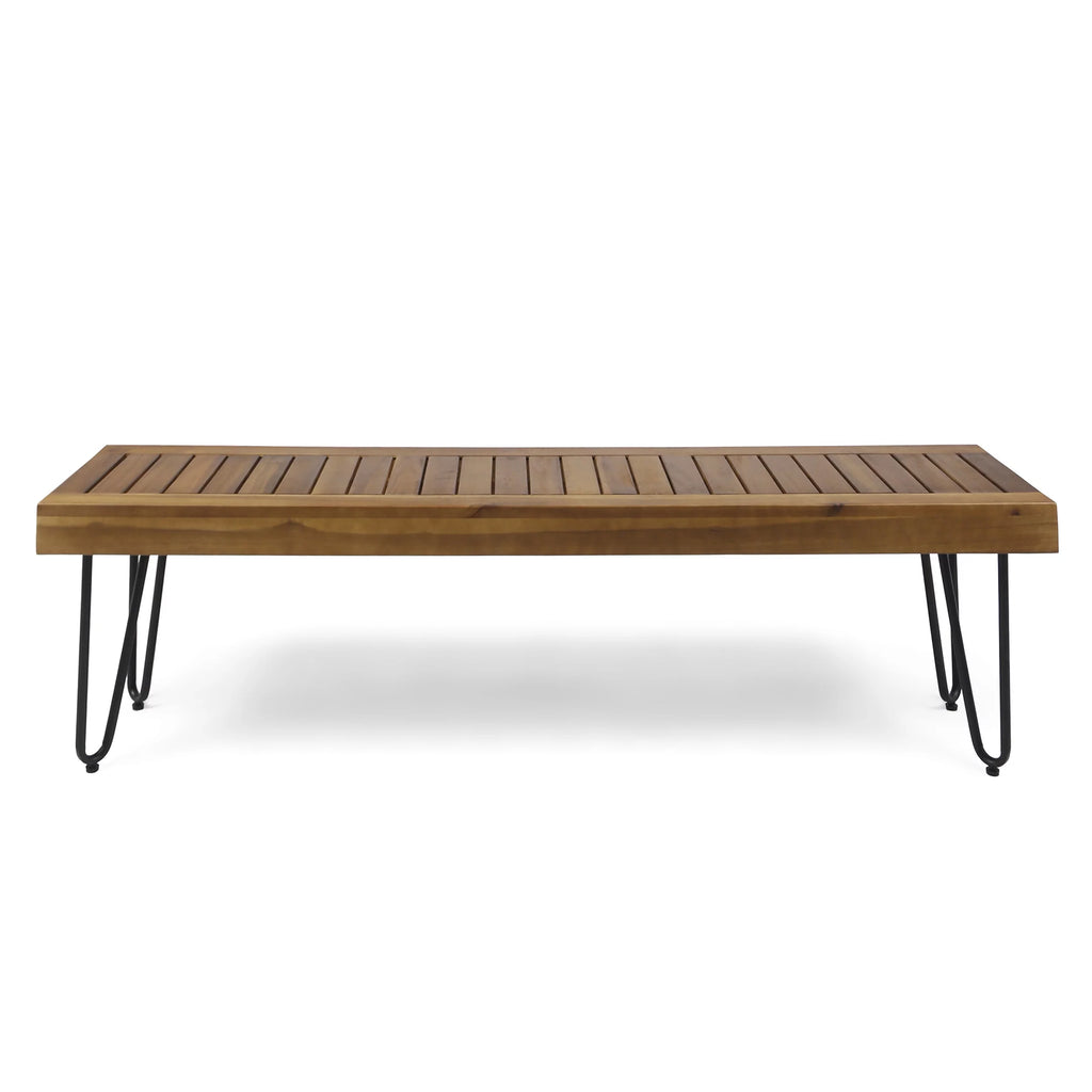 Wood and Metal Bench Y300
