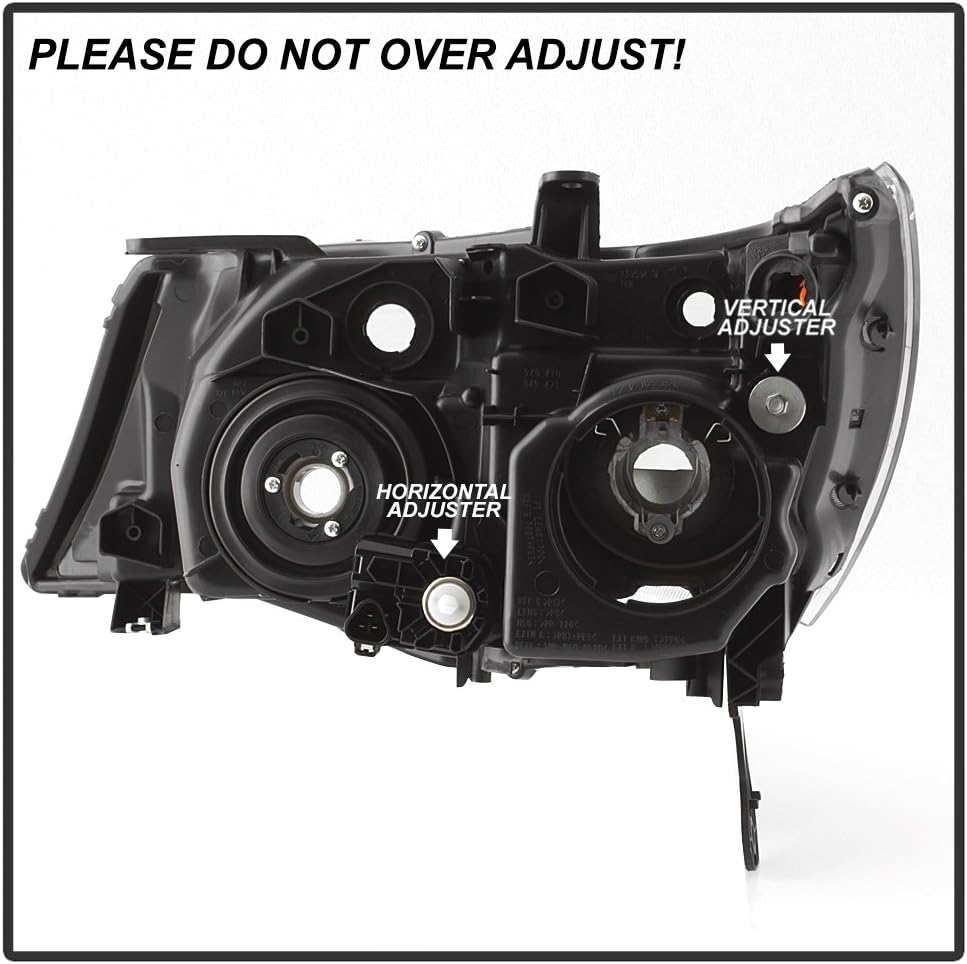 2007-2009 Acura MDX Replacement Headlamps Driver & Passenger Side X9214