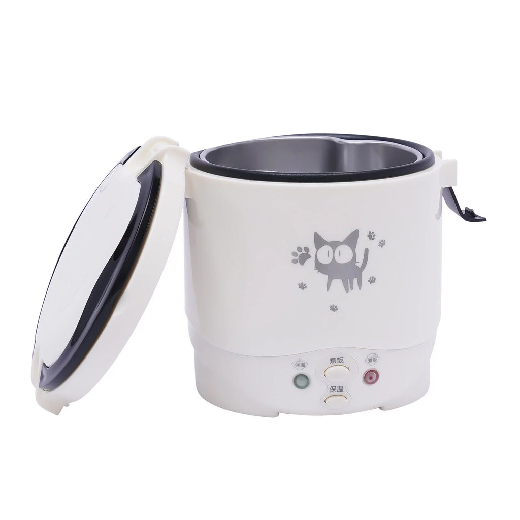 White 12V Mini Rice Cooker Z809553