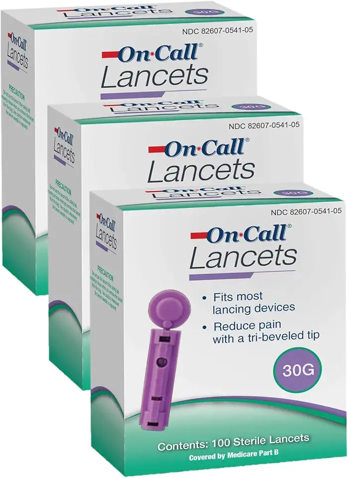 30 Gauge Lancets, 100 Count (Pack of 3) A70838