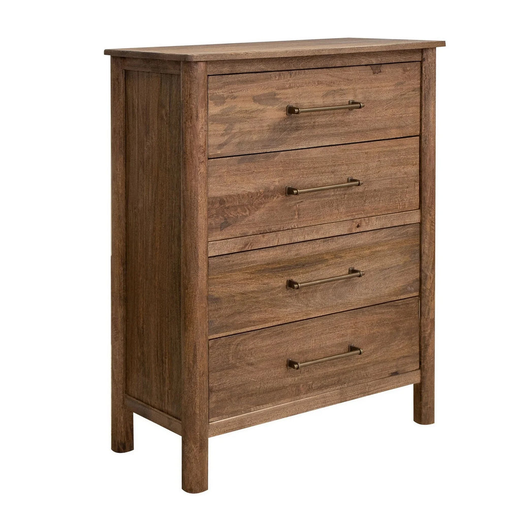 47 Inch Tall 4 Drawer Wood Dresser D683034