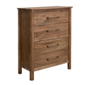 47 Inch Tall 4 Drawer Wood Dresser D683034