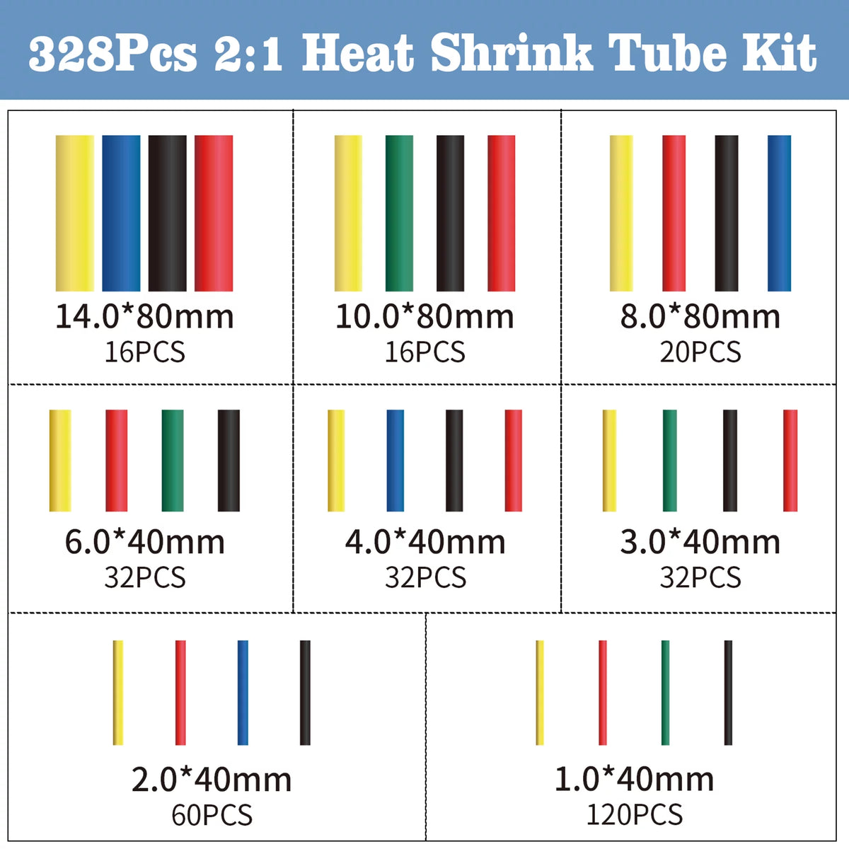 678Pcs Electrical Connector Kit Crimp Terminal Heat Shrink Tube Wire Connectors L566572