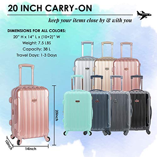 Expandable Hardside Spinner Luggage, Carry-On 20-Inch M81880