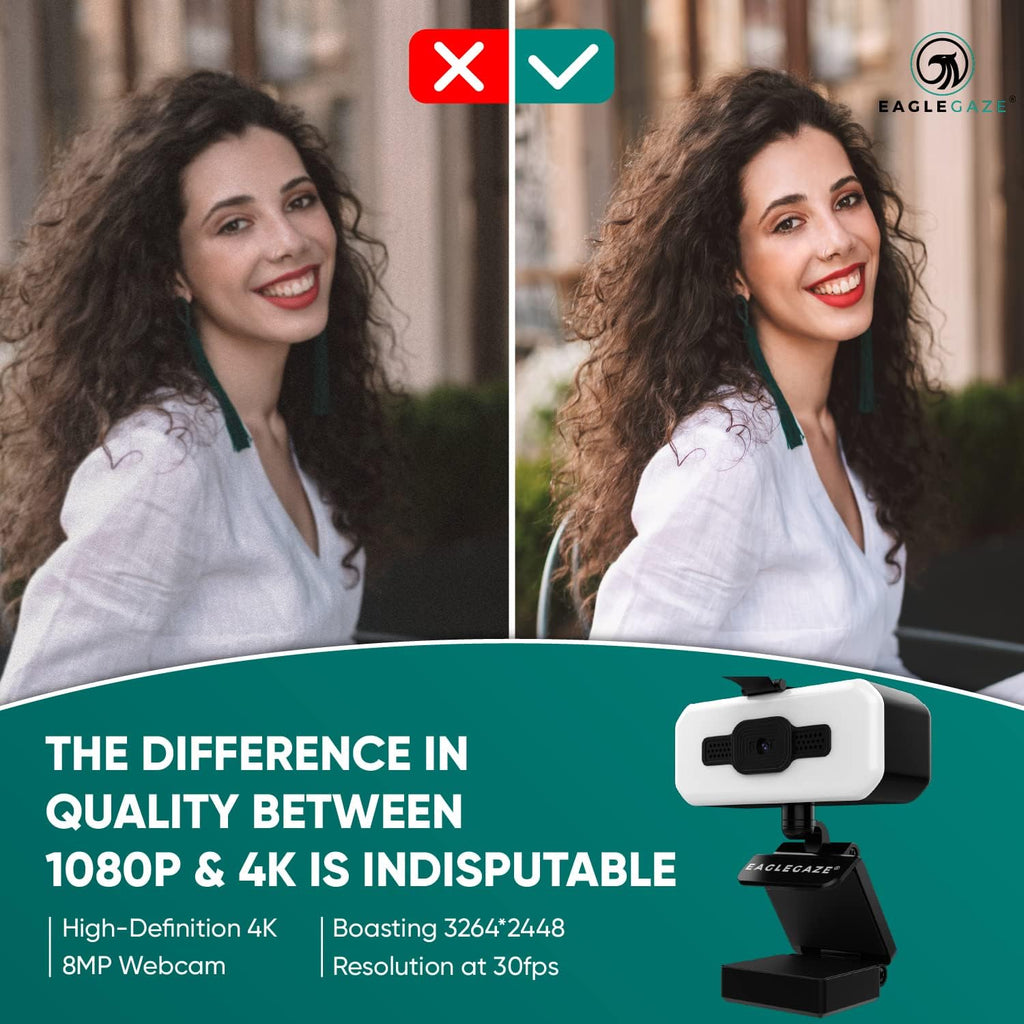 4K USB Webcam with Microphone M31008