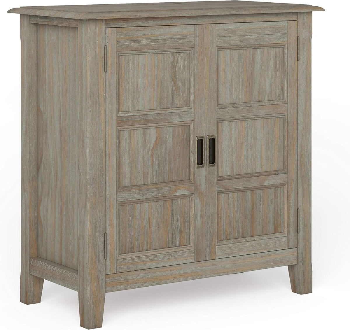 30 inch Wide Mahogany Brown Wood Storage Cabinet with 2 Doors I28507