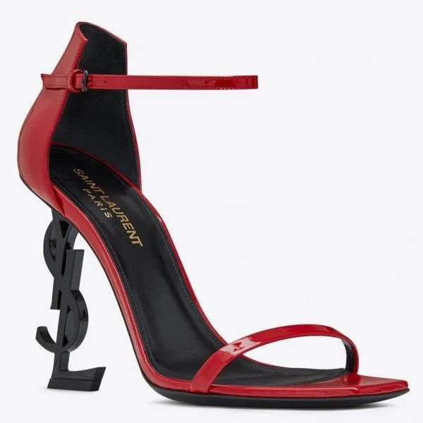 Red 110mm Leather Sandals N59735