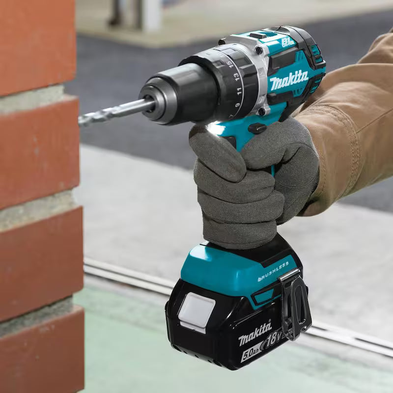 18V Cordless Combo Kit Hammer Drill Impact Driver Circular Saw Flashlight Z145423