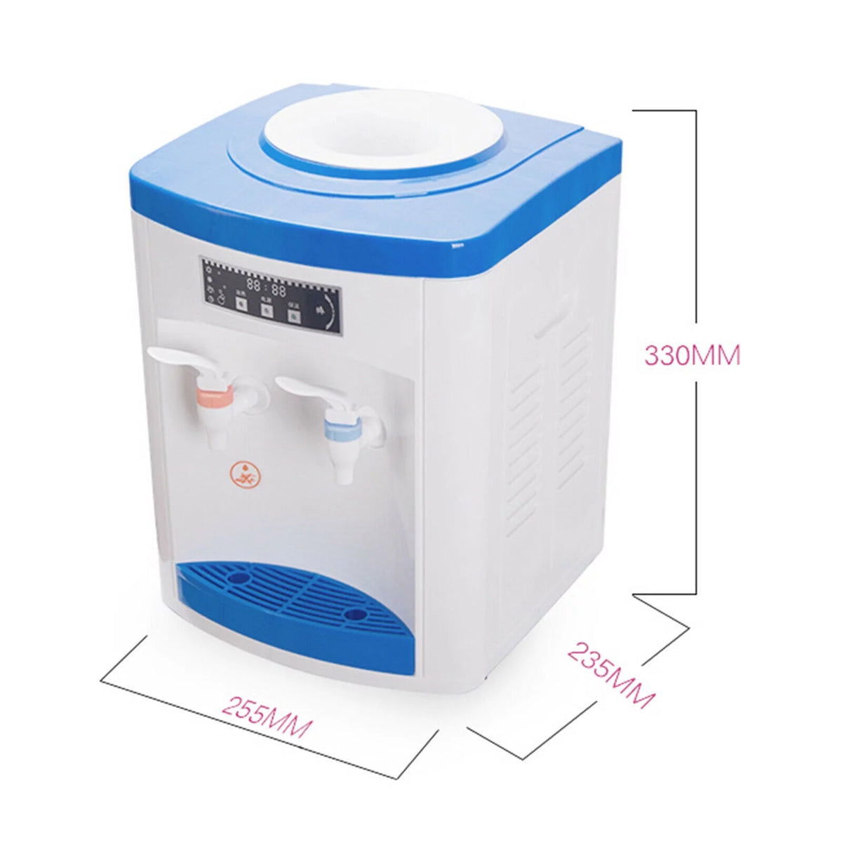 Top Loading Hot & Cold Water Cooler Dispenser White & Blue P4100