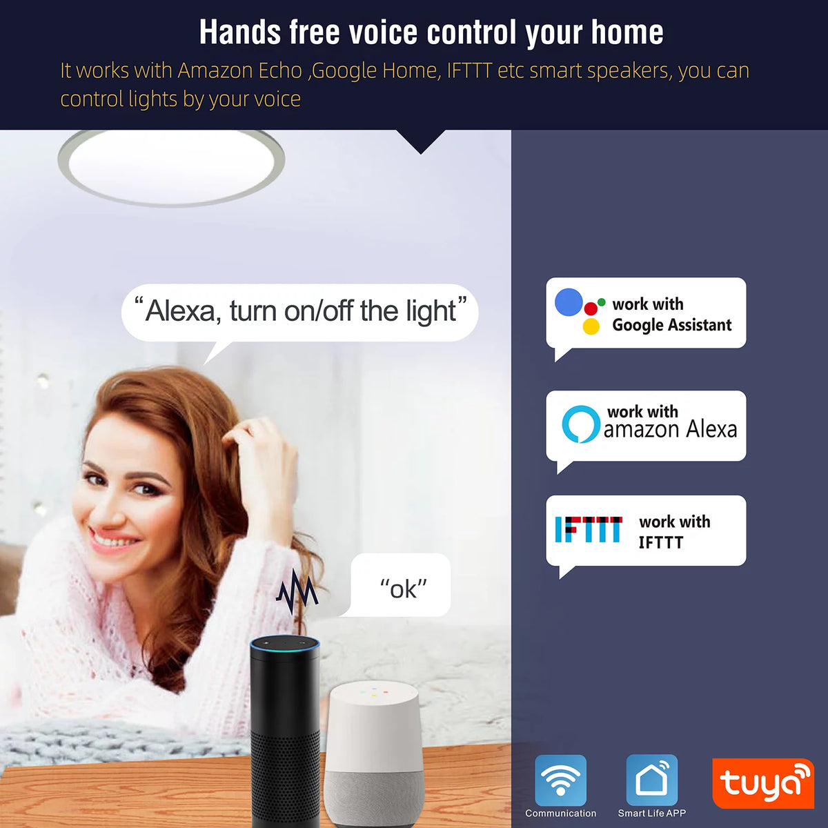 WiFi Mini Size Wireless 1-gang Switch H7554