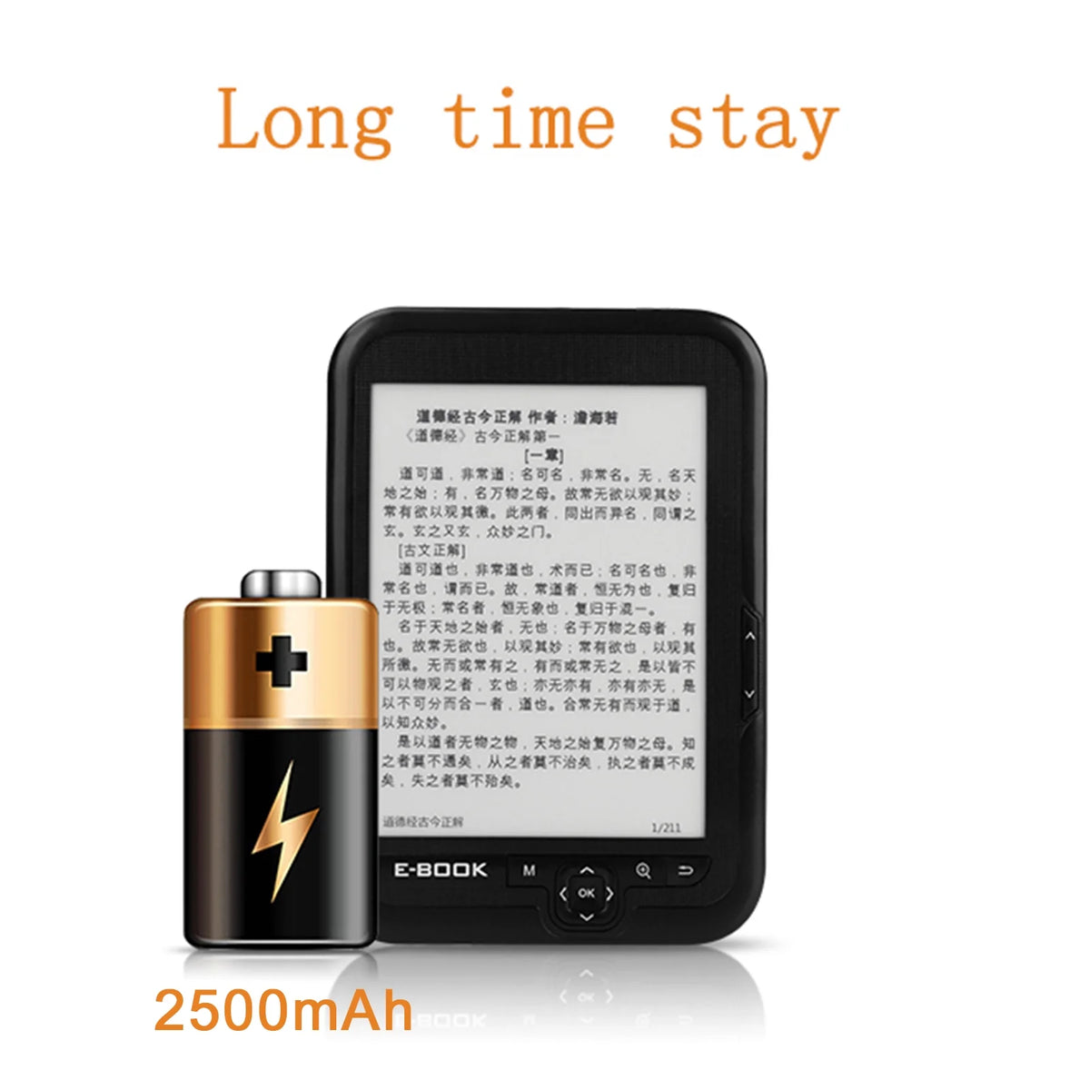 Ink Screen Ebook Reader 1024*768 Resolution A127