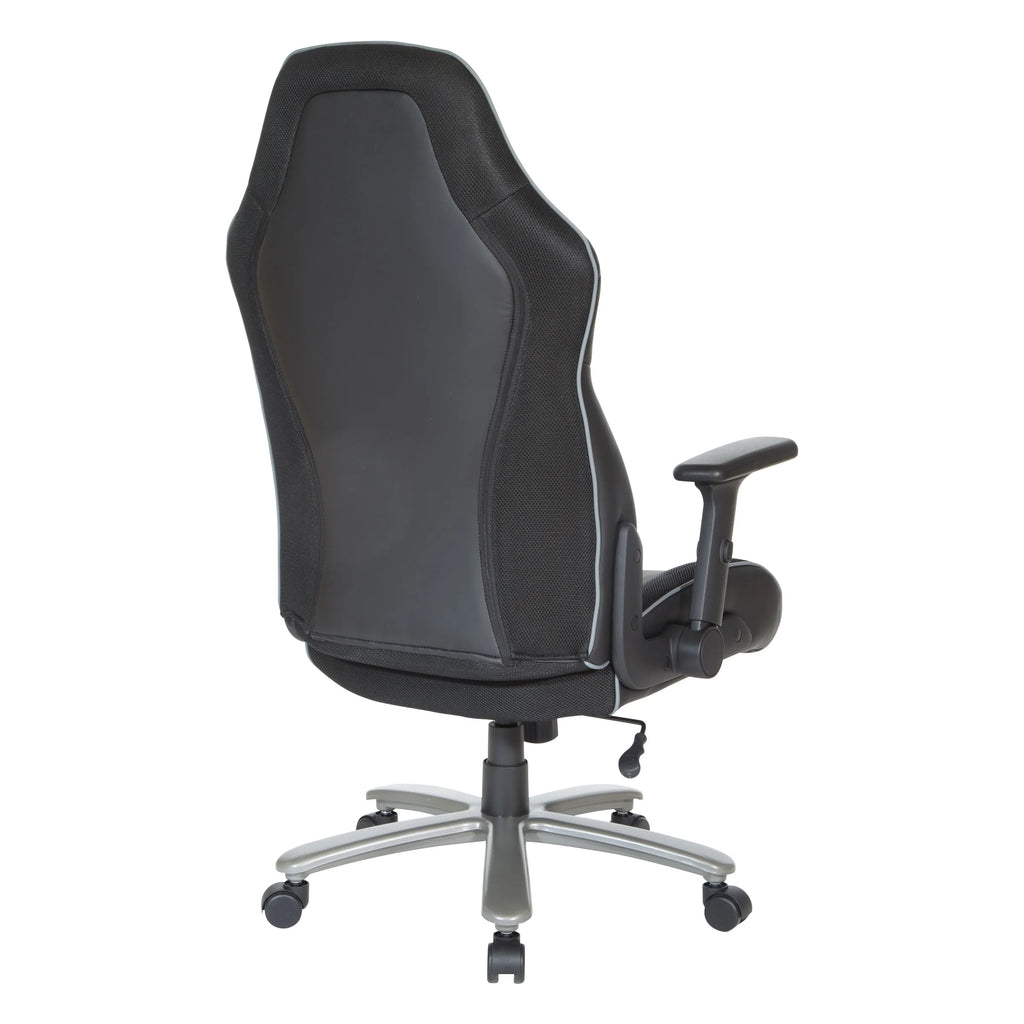 Gray Mesh Gaming Chair O62453