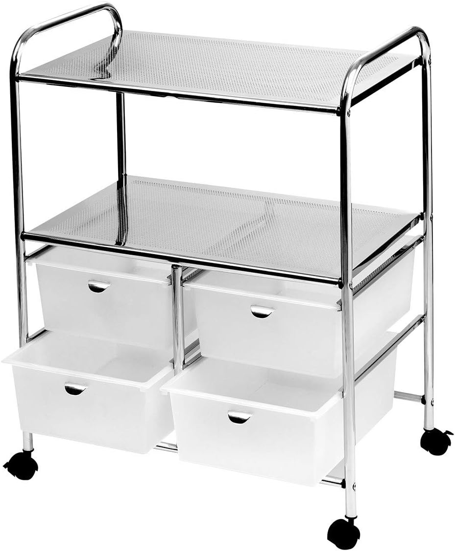 White Work Cart G868