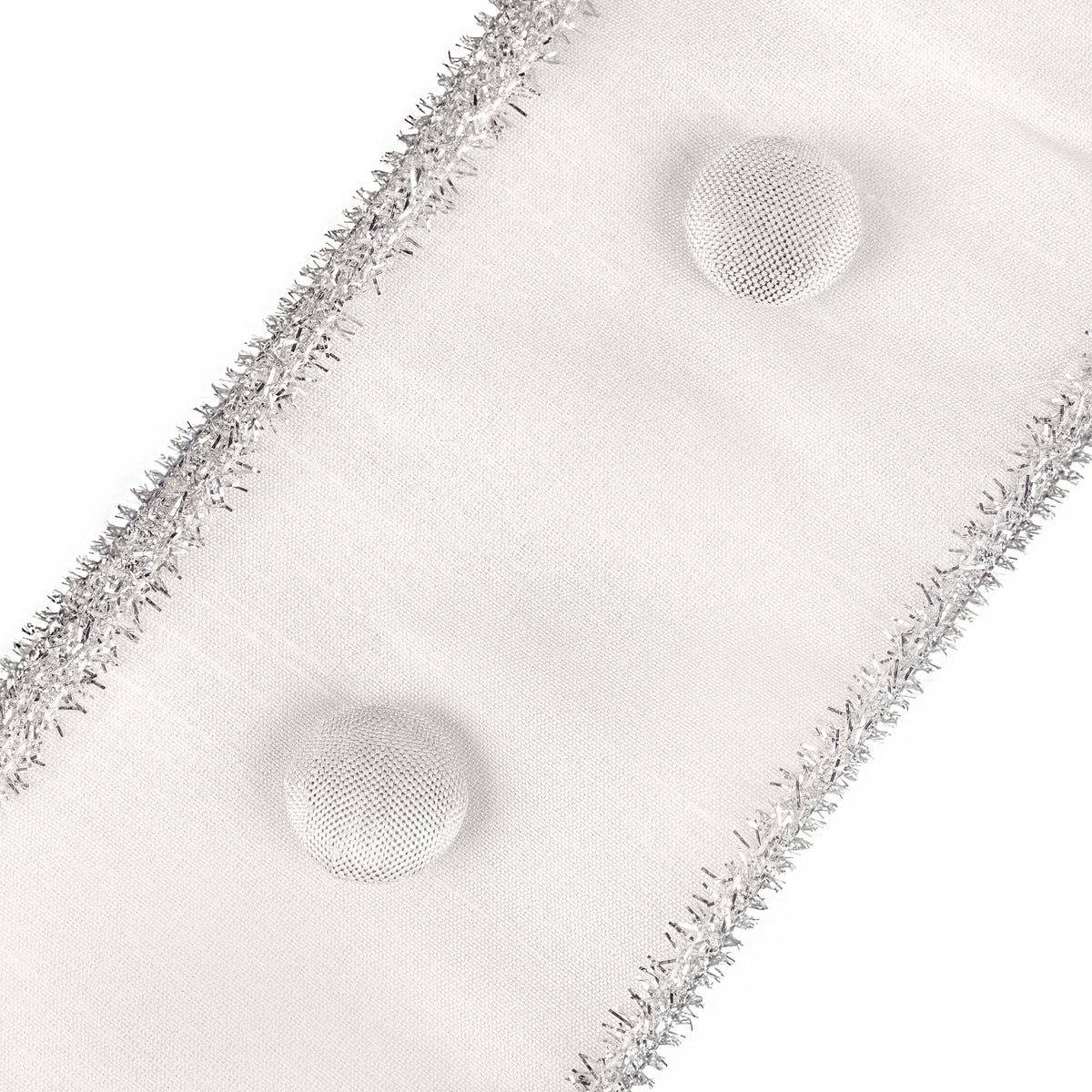 Ivory 3 in Double Fused Dupioni Ribbon A498761