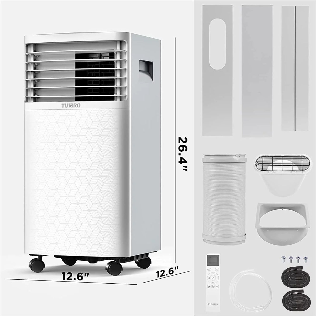 8,000 BTU Portable Air Conditioner, Dehumidifier and Fan T465
